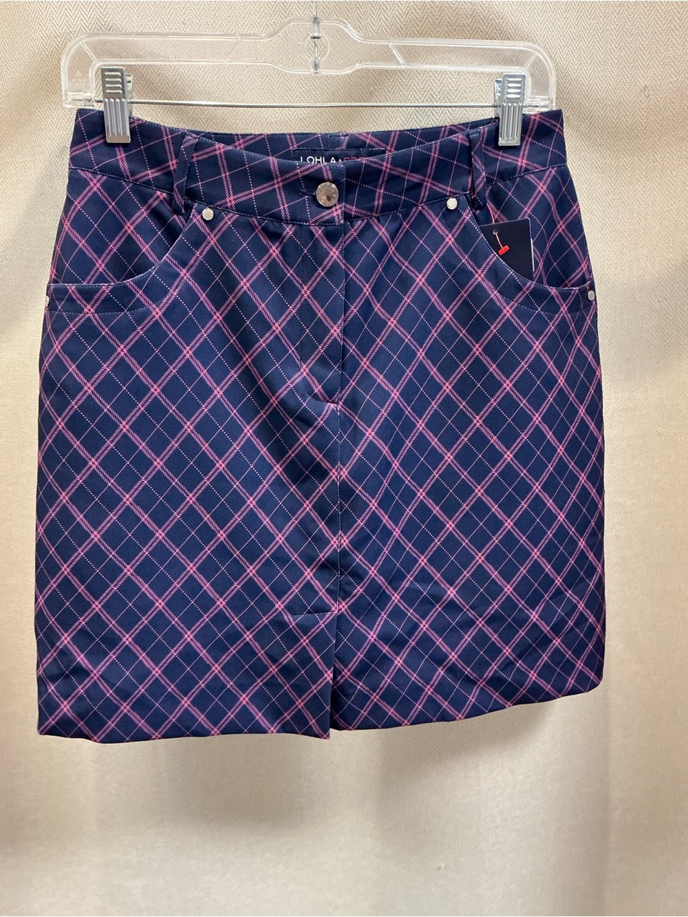 Lohla Sport The Tropical Argyle Skort Navy